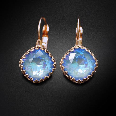 Auskari "Vintāžš IV (Ocean DeLite)" ar Swarovski™ kristāliem