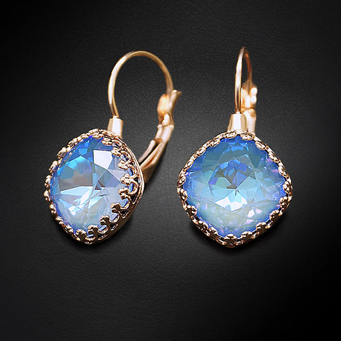 Auskari "Vintāžš IV (Ocean DeLite)" ar Swarovski™ kristāliem