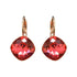 Auskari "Apžilbinošs Mirdzums IV (Padparadscha)" ar Swarovski™ kristāliem