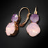 Earrings "Dazzling Sparkle VI (Rose Water Opal / Lilac)" with Swarovski™ crystals