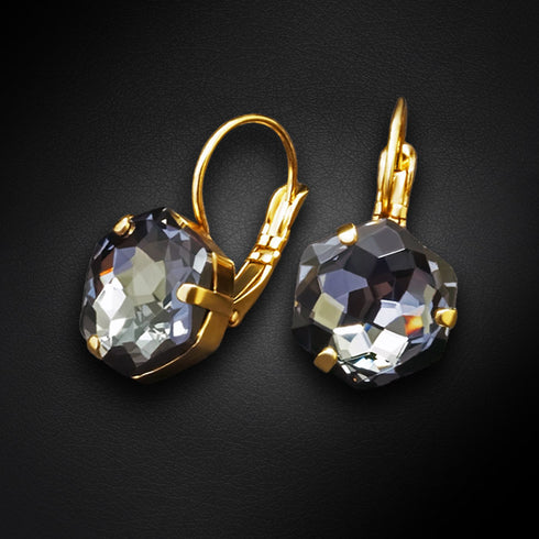 Auskari "Fantāzija (Silver Night)" ar Swarovski™ kristāliem