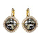 Earrings "Dazzling Sparkle III (Silver Shadow)" with Swarovski™ crystals