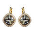Earrings "Dazzling Sparkle III (Silver Shadow)" with Swarovski™ crystals