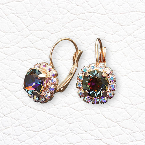 Auskari "Krāšņums II (Vitrail Medium)" ar Swarovski™ kristāliem