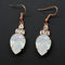 Earrings "Leonora (White Opal)" with Swarovski™ crystals