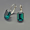 Earrings "Lurdes (Emerald)" with Swarovski™ crystals