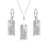 Silver set "Growing Crystal II" with Swarovski™ crystals