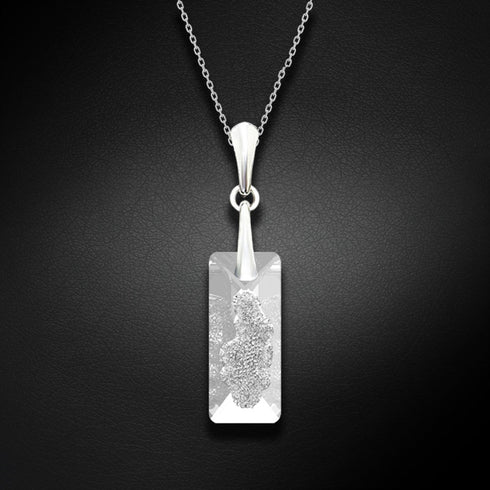 Silver set "Growing Crystal II" with Swarovski™ crystals