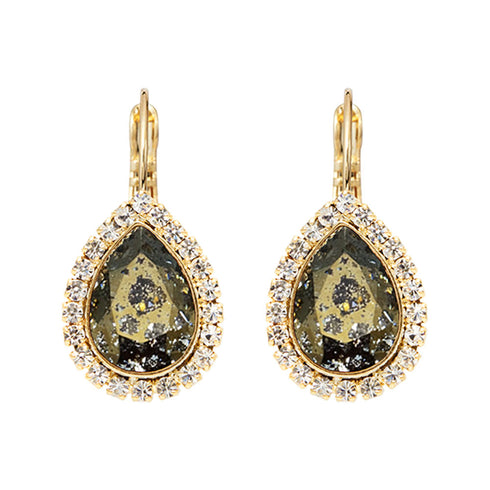 Komplekts "Debesu Piliens (Gold Patina)" ar Swarovski™ kristāliem