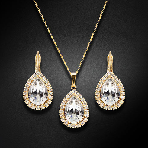 Komplekts "Debesu Piliens" ar Swarovski™ kristāliem