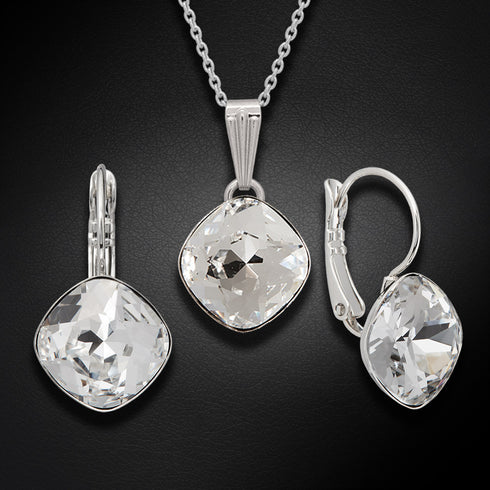 Komplektas "Akimirką Apakintas Spindesys IV (Crystal)" su Swarovski™ kristalais