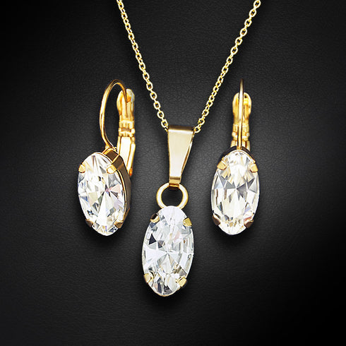 Komplekts "Enigma" ar Swarovski™ kristāliem