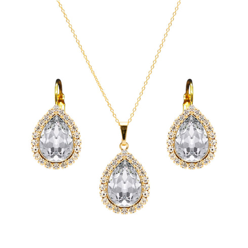 Komplekts "Debesu Piliens" ar Swarovski™ kristāliem