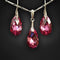 Silver set "Baroka (Rose Comet Argent Light)" with Swarovski™ crystals