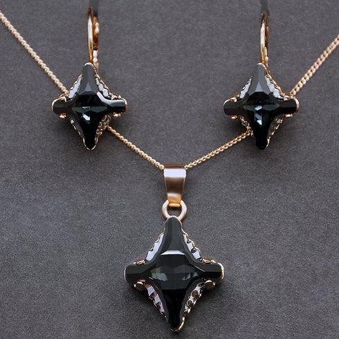 Комплект "Kristāla Rombs II (Graphite Lite Chrome)" с кристаллами Swarovski™