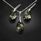 Silver set "Baroka (Silver Night)" with Swarovski™ crystals