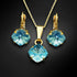 Komplekts "Mistika (Aquamarine)" ar Swarovski™ kristāliem
