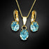 Komplekts "Mistika II (Aquamarine)" ar Swarovski™ kristāliem