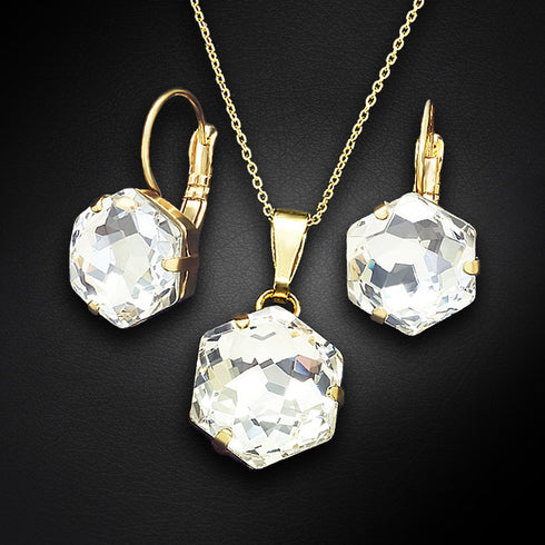 Komplektas "Fantazija" su Swarovski™ kristalais