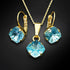 Komplekts "Mistika (Aquamarine)" ar Swarovski™ kristāliem