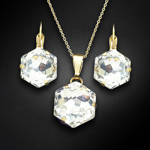 Komplektas "Fantazija" su Swarovski™ kristalais