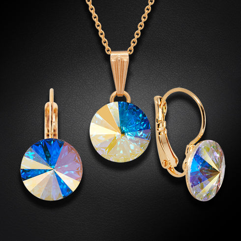 Komplekts "Klaris II (Crystal AB)" ar Swarovski™ kristāliem