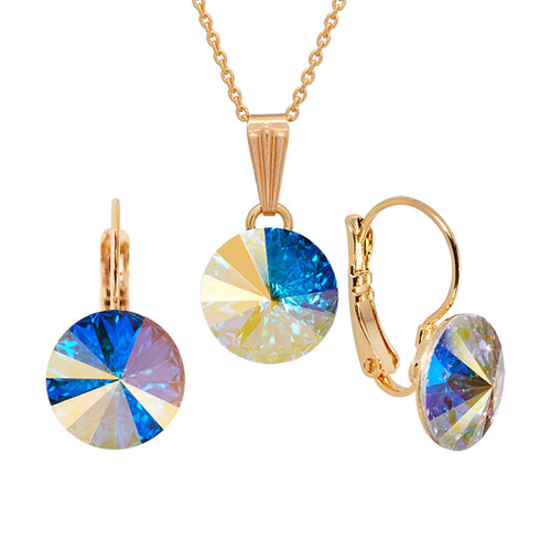 Komplekts "Klaris II (Crystal AB)" ar Swarovski™ kristāliem