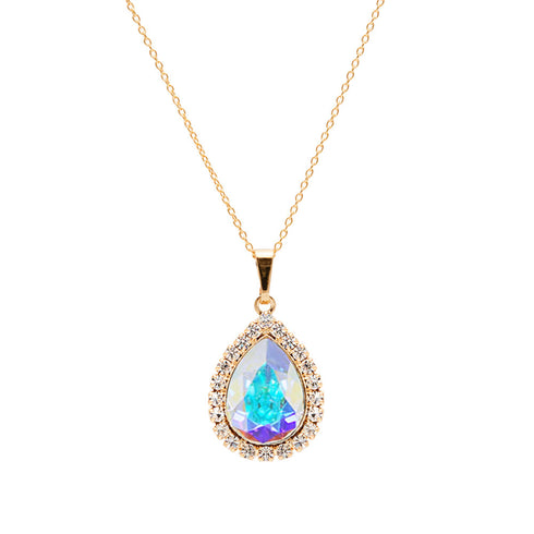 Komplekts "Debesu Piliens (Aurora Borealis)" ar Swarovski™ kristāliem