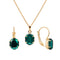 Komplekts "Baroka Spogulis (Emerald)" ar Swarovski™ kristāliem