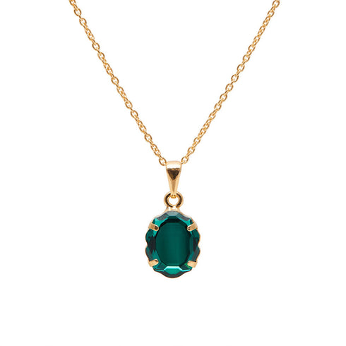 Komplekts "Baroka Spogulis (Emerald)" ar Swarovski™ kristāliem