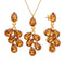 Set "Amber II (Light Amber)" with Swarovski™ crystals