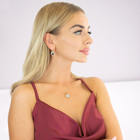 Komplekts "Vintāžš V (Light Chrome)" ar Swarovski™ kristāliem