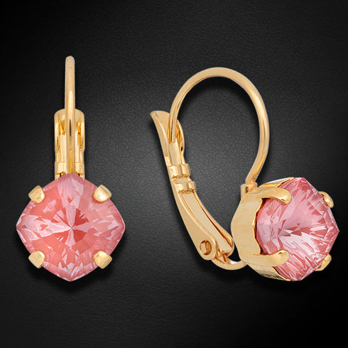 Komplekts "Magical Square (Maroon Ignite)" ar Swarovski™ kristāliem