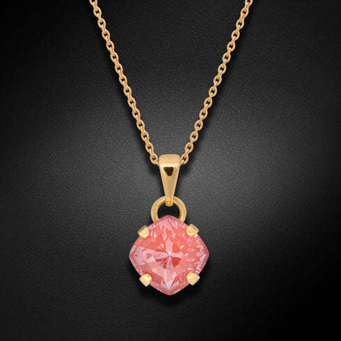 Komplekts "Magical Square (Maroon Ignite)" ar Swarovski™ kristāliem