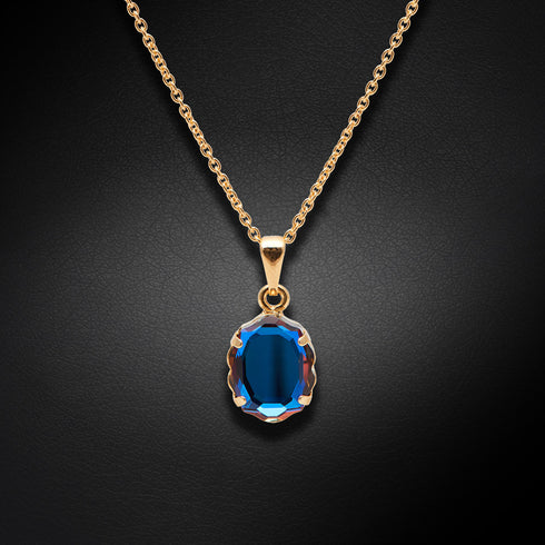 Komplekts "Baroka Spogulis (Meridian Blue)" ar Swarovski™ kristāliem