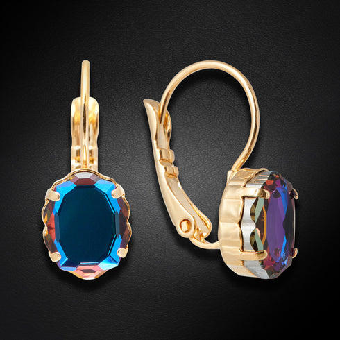 Komplekts "Baroka Spogulis (Meridian Blue)" ar Swarovski™ kristāliem