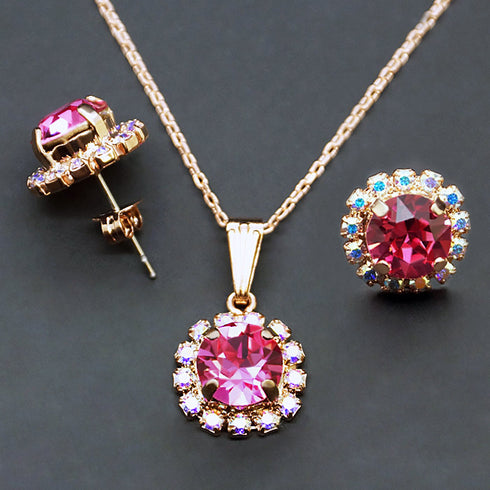 Komplekts "Krāšņums (Rose)" ar Swarovski™ kristāliem