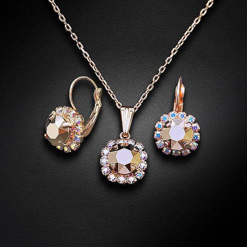 Komplekts "Krāšņums II (Rose Gold)" ar Swarovski™ kristāliem