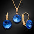 Komplekts "Klaris II (Sapphire)" ar Swarovski™ kristāliem