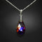 Silver Pendant "Baroque (Volcano)" with Swarovski™ Crystals