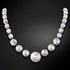 Necklace "Summer (Aurora Borealis)" with Swarovski™ crystals