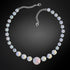 Necklace "Summer (Aurora Borealis)" with Swarovski™ crystals