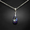 Silver Pendant "Baroque (Tanzanite AB)" with Swarovski™ Crystals