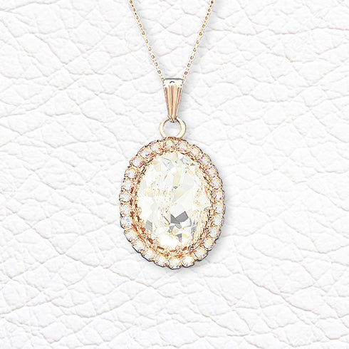 Pendant "Sun Illusion" with Preciosa™ crystals