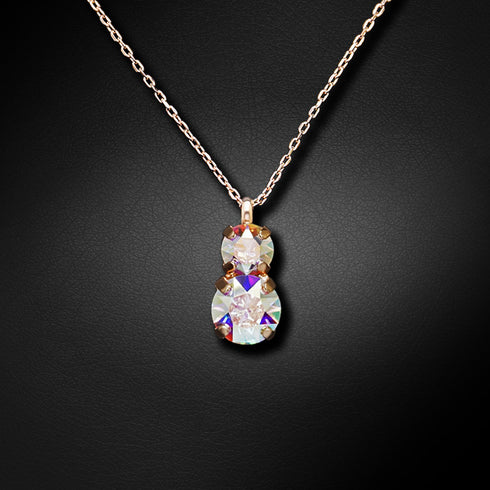 Pendant "Junona IV (Aurore Boreale)" with Swarovski™ crystals