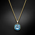 Pendant "Fantasy II (Aquamarine Blue)" with Swarovski™ crystals