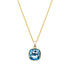 Pendant "Fantasy II (Aquamarine Blue)" with Swarovski™ crystals