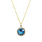 Pendant "Klaris (Aquamarine Blue)" with Swarovski™ crystals