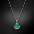 Pendant "Klaris V (Emerald)" with Preciosa™ crystals
