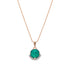 "Klaris V (Emerald)" pendant with Preciosa™ crystals